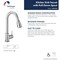 Keeney Mfg Single Handle Pull-Down Kitchen Faucet, Brushed Nickel URB78CBN - alternate 10